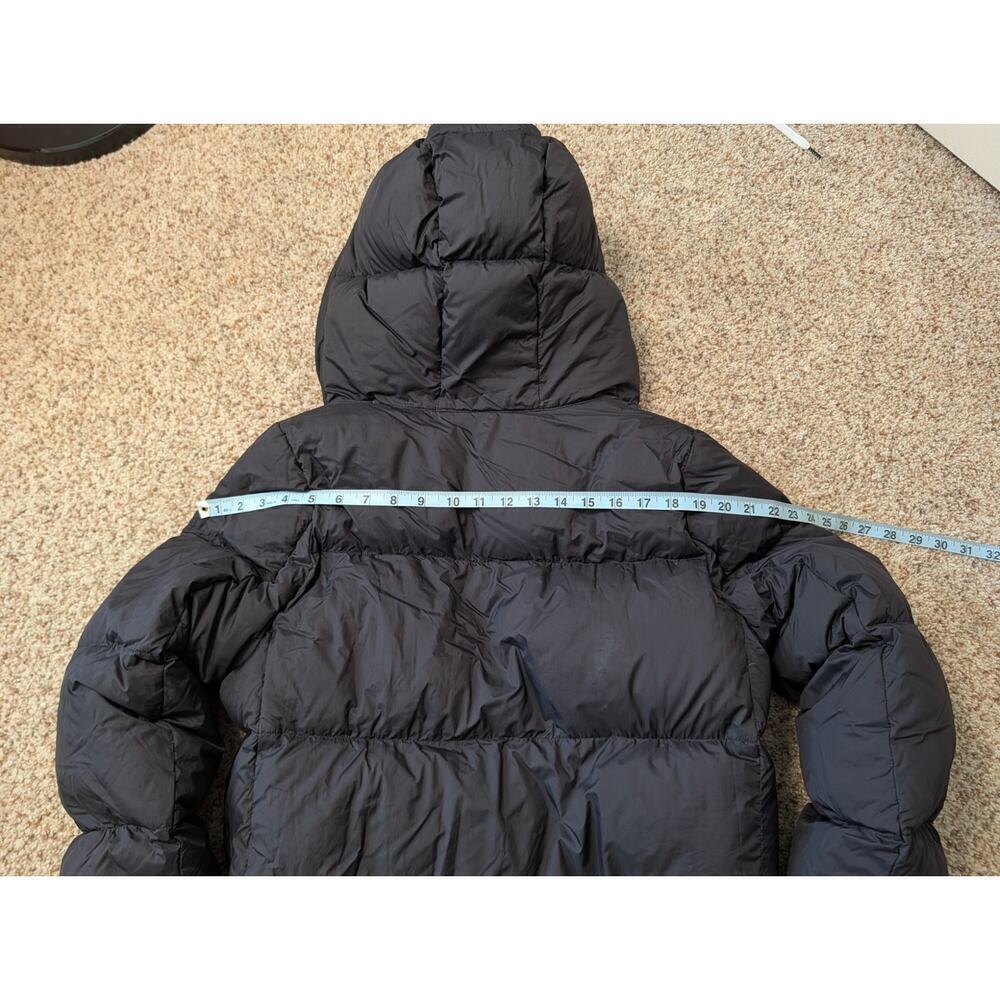 UNIQULO women's Ultralight DOWN Parka/Jacket/Coat, Med; Black Packable Puffer - Picture 5 of 12